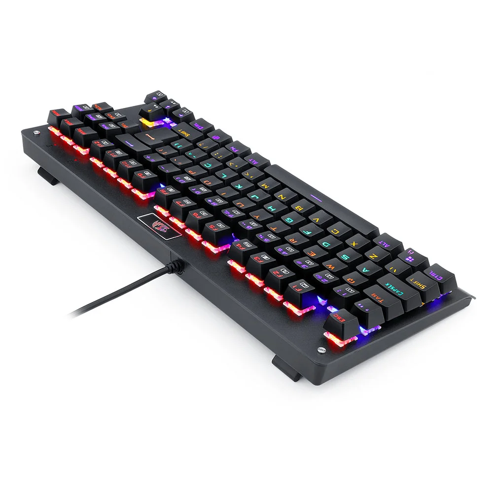 Teclado Mecânico Gamer Redragon Dark Avenger, Rainbow, Switch Outemu Brown, ABNT2 - K568R Teclado Mecânico Gamer Redragon Dark Avenger, Rainbow, Switch Outemu Brown, ABNT2 - K568R