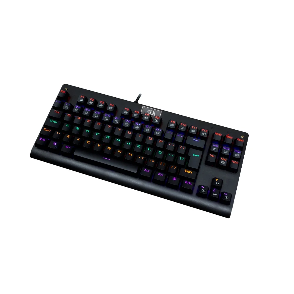 Teclado Mecânico Gamer Redragon Dark Avenger, Rainbow, Switch Outemu Brown, ABNT2 - K568R Teclado Mecânico Gamer Redragon Dark Avenger, Rainbow, Switch Outemu Brown, ABNT2 - K568R