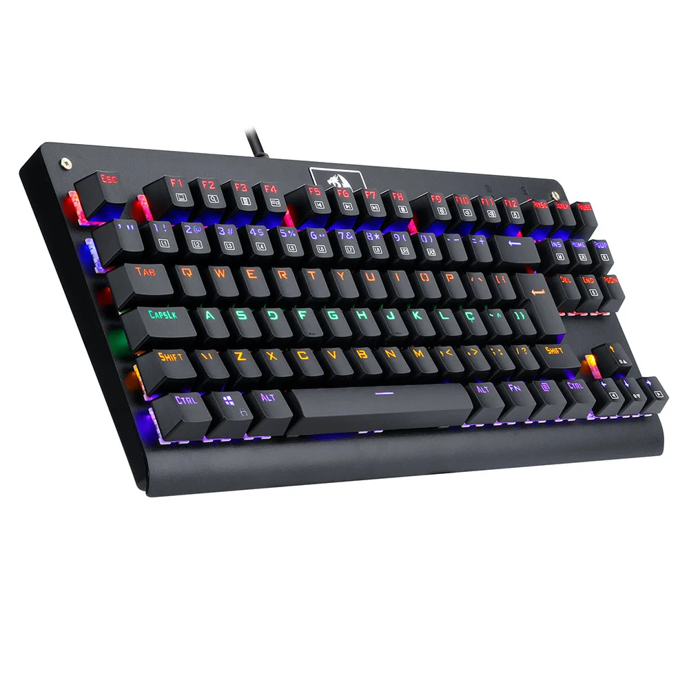 Teclado Mecânico Gamer Redragon Dark Avenger, Rainbow, Switch Outemu Brown, ABNT2 - K568R Teclado Mecânico Gamer Redragon Dark Avenger, Rainbow, Switch Outemu Brown, ABNT2 - K568R