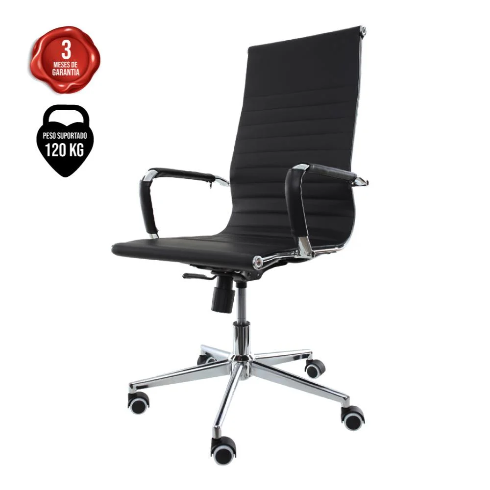 Imagem 4 de 4 do produto Cadeira De Escritório Presidente Charles Eames Eiffel, Preta
