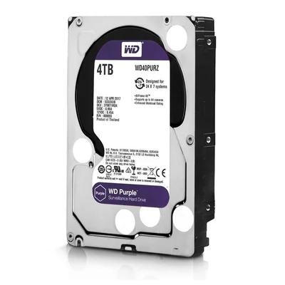 HD WD 4TB Purple Surveillance, 3.5, SATA - WD40PURZ