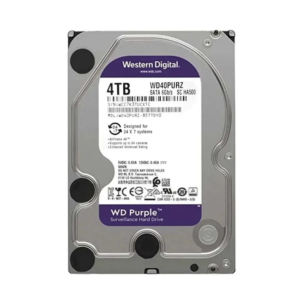 HD WD Purple Surveillance 4TB 35 SATA KaBuM