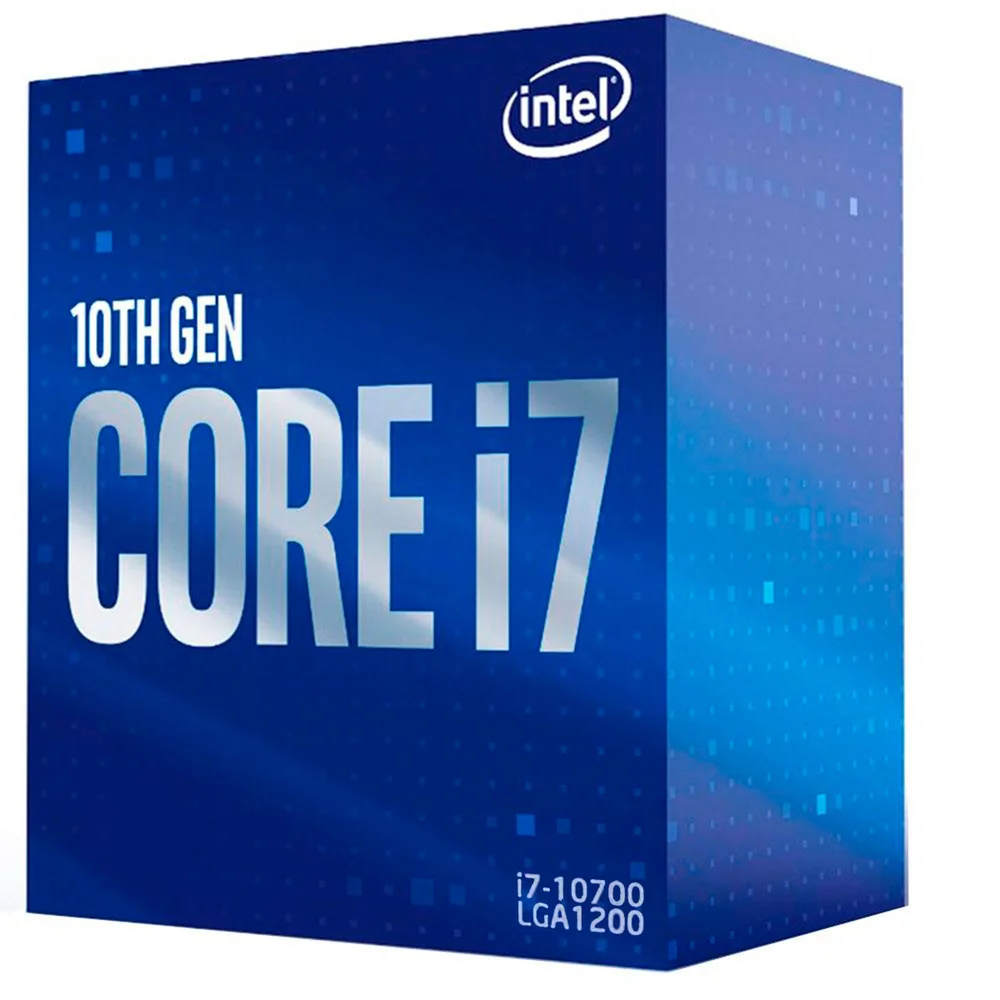 CPU Intel Core i7-10700K CPU LGA 1200 Processador Intel Core I710700 Cache 16MB 290GHz