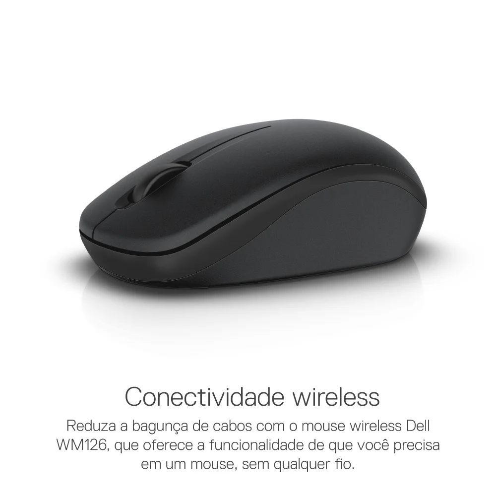 Imagem 3 de 3 do produto Mouse Wireless Dell Wm126 Preto