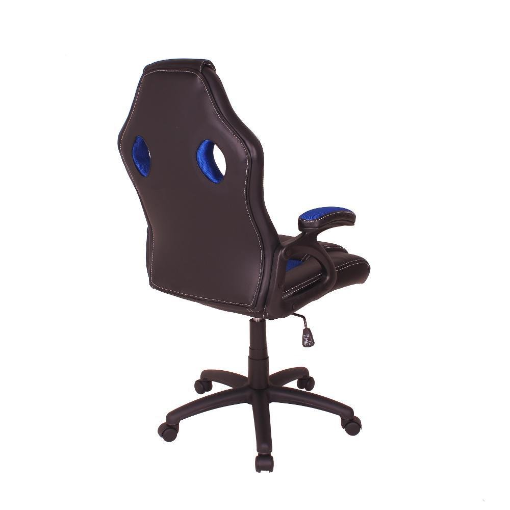 Imagem 2 de 3 do produto Cadeira Gamer Império Brazil Business MAG4, Base Giratória, Preto/Azul