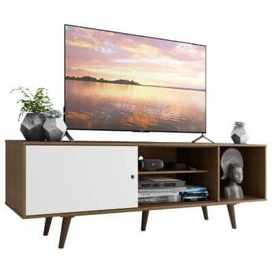 Sabemos que a sala de estar é um ambiente para diversão e relaxamento. Então nada melhor do que apostar na praticidade e elegância do Rack Dubai da Ma