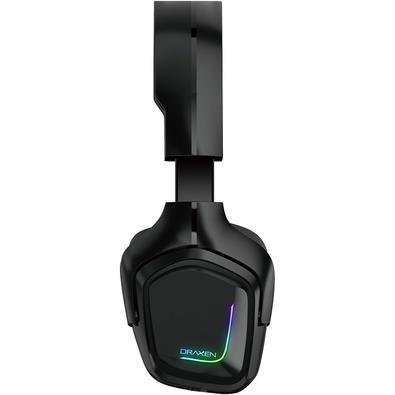 Headset Gamer Draxen, RGB, Preto - DN101
