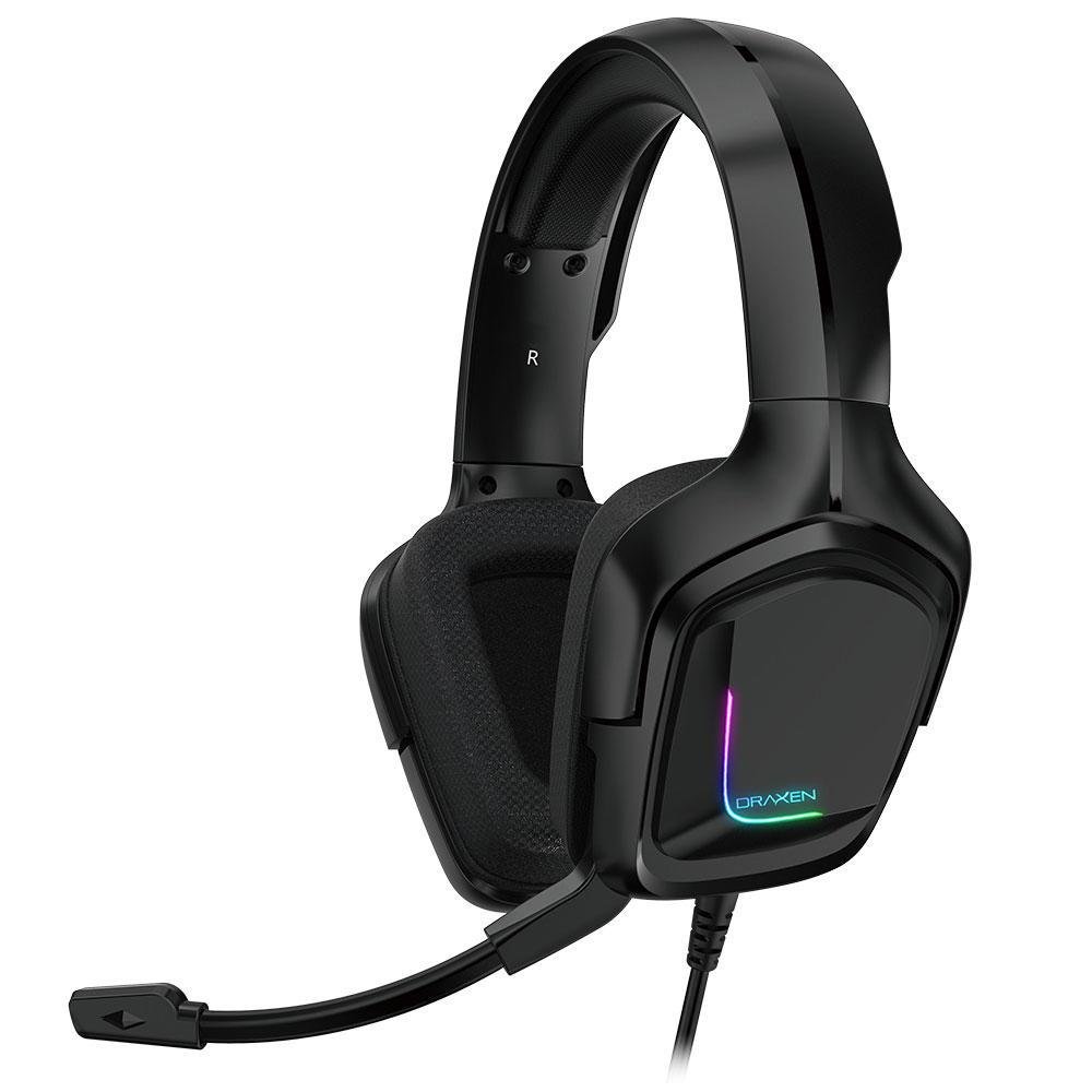 Headset Gamer Draxen, RGB, Preto - DN101 Headset Gamer Draxen, RGB, Preto - DN101