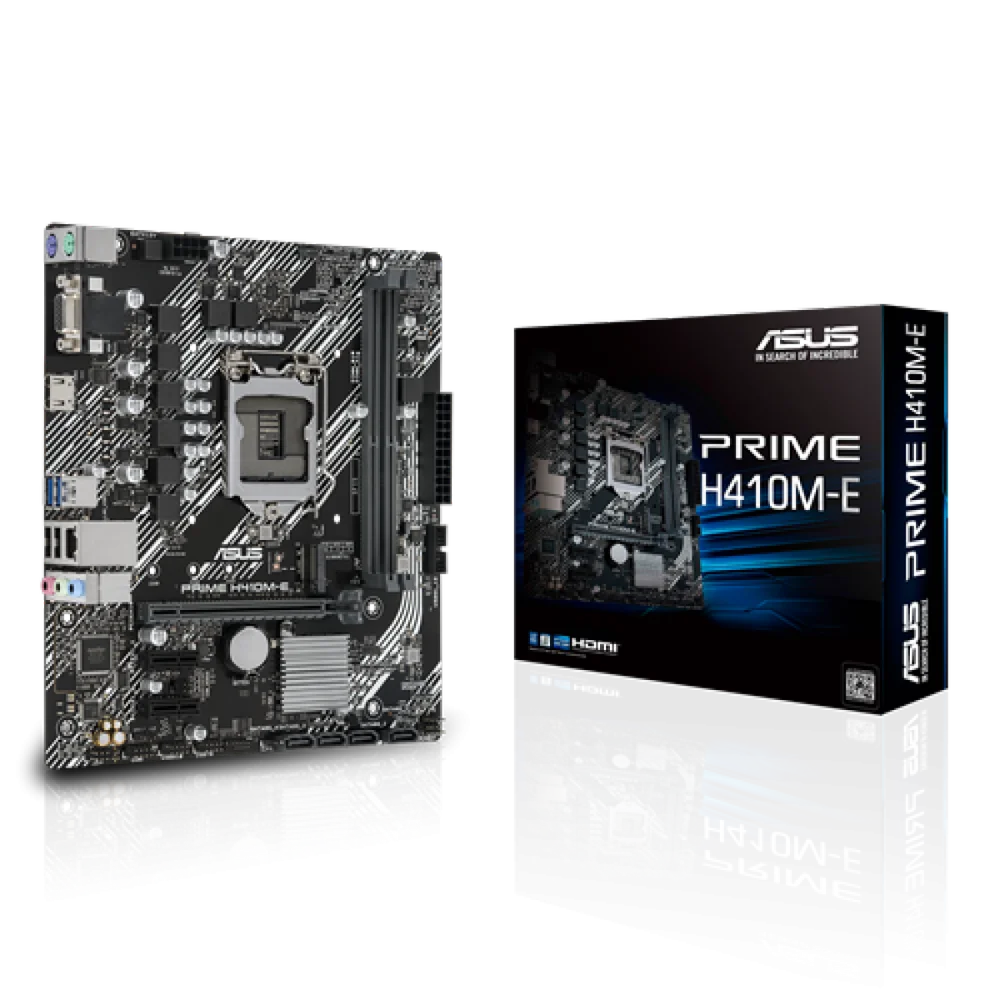 Placa-Mãe Asus Prime H410M-E, Intel LGA 1200 10ª Geração, DDR4 - DCR2020 Placa-Mãe Asus Prime H410M-E, Intel LGA 1200 10ª Geração, DDR4 - DCR2020