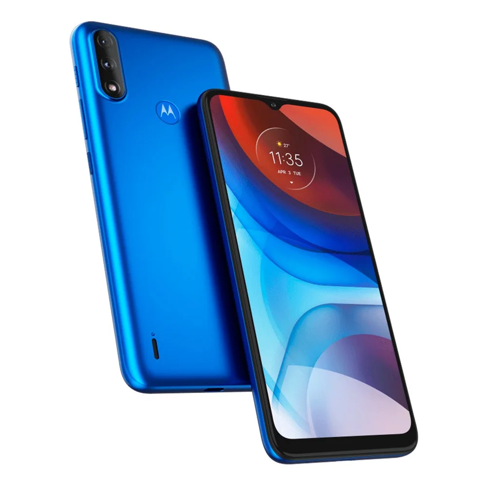Imagem 1 de 5 do produto Smartphone Motorola Moto E7 Power, 32GB, 2GB RAM, Octa Core, Câmera Dupla 13MP, Tela 6.5, Azul Metálico
