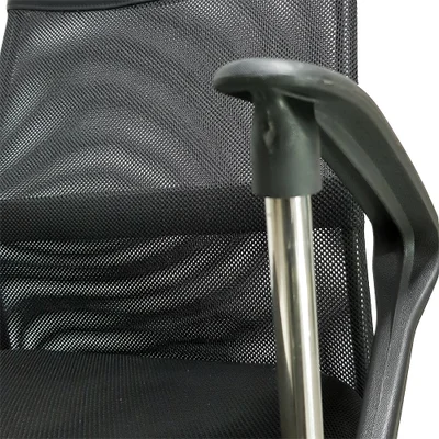Cadeira Mymax Presidente Mesh, Até 110Kg, Giratoria, Preta — foto 4