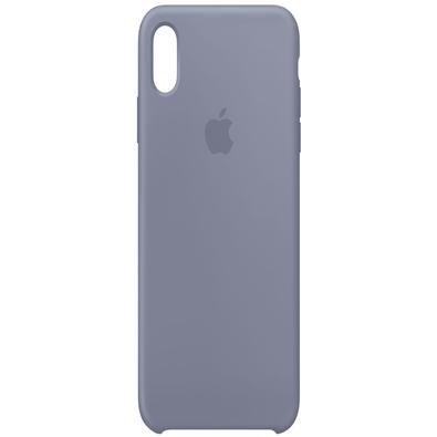 Capa de silicone para iPhone XS Max, Cinza-Lavanda | KaBuM!
