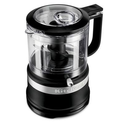Mini Processador de Alimentos KitchenAid Onyx Black 110V KJA03BEANAO Mini Processador de Alimentos KitchenAid possui controles simples e intuitivos e