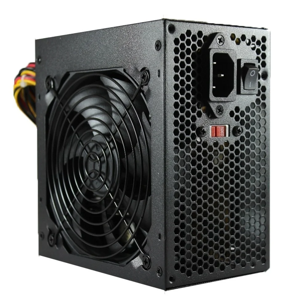Imagem 2 de 3 do produto Fonte Knup ATX, 500W Real, 24P, Com Cabo, Bivolt - KP-522