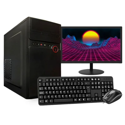 Computador Amorim Completo, I5, 8GB, 500GB, Windows 10 + Monitor LED 19 + Teclado USB, ABNT2 + Mouse USB, Caixa de Som