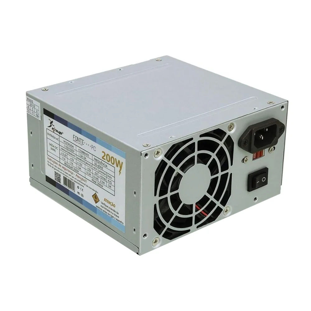 Imagem 2 de 5 do produto Fonte Knup ATX, 200W, 12V, 24 Pinos - KP-517