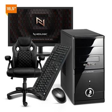 Desktops de Qualidade Neologic com Intel de 10ª Geração Montagem certificada e componentes confáveis para um computador seguro, durável e de alta perf