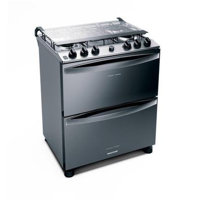 Fogão Brastemp De Piso 5 Bocas Inox Chama Rápida Duplo Forno 127v BFD5NCRNNA. Sempre queremos um eletrodoméstico que seja útil, prático e eficiente, m