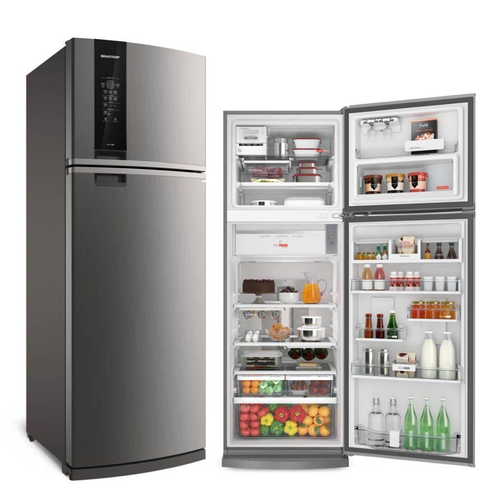 Refrigerador Brastemp Duplex, Frost Free, 478L, 127V, Evox - BRM59AKANA Refrigerador Brastemp Duplex, Frost Free, 478L, 127V, Evox - BRM59AKANA