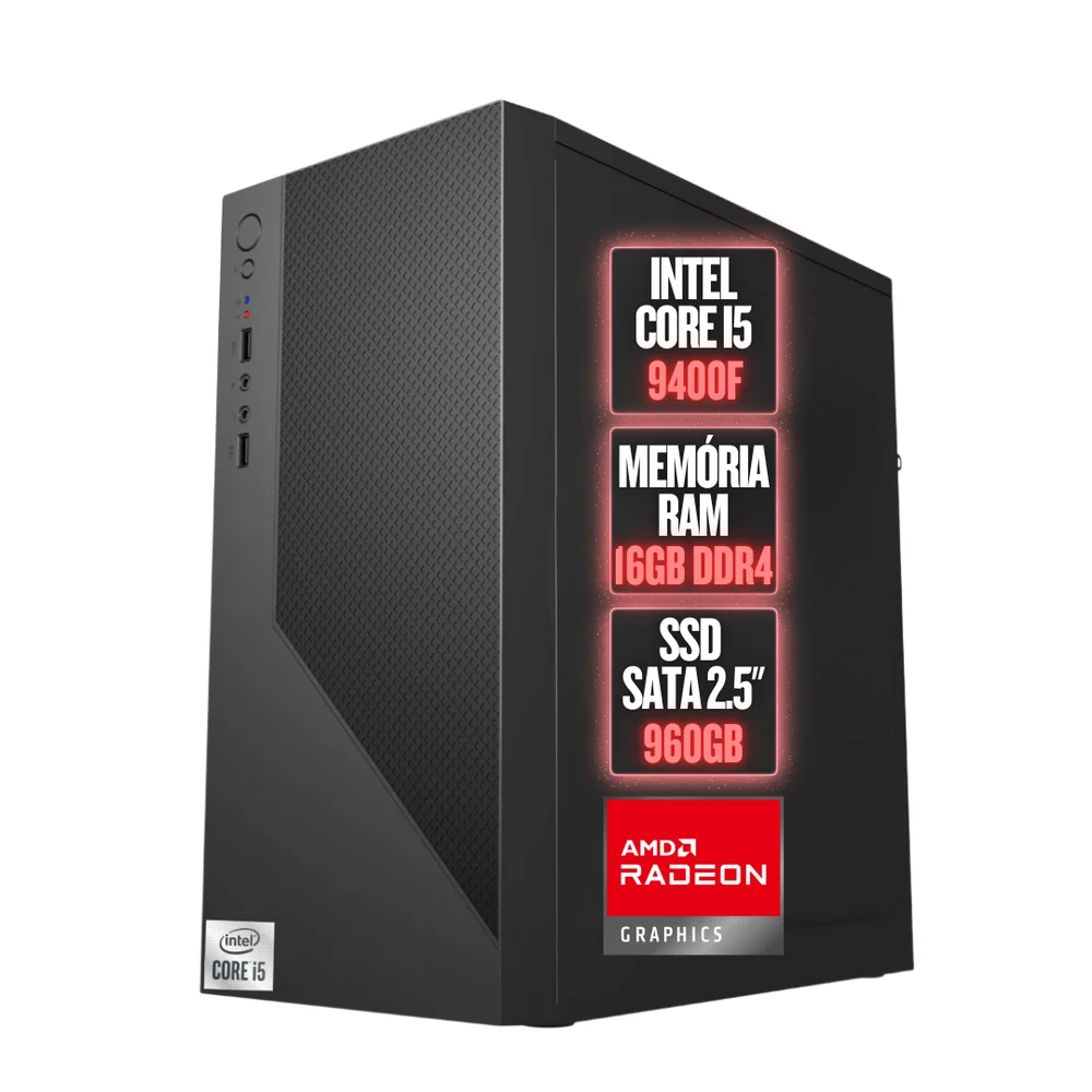 Computador Fácil Intel Core i5 9400f 16GB DDR4