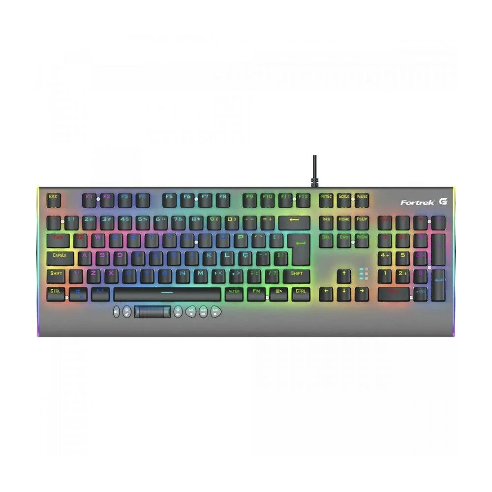 Teclado Mecânico Gamer Fortrek Cruiser Cinza