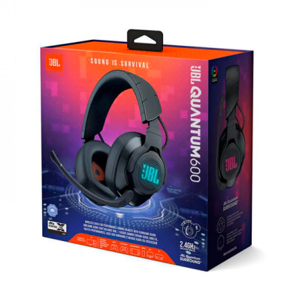 【美品】JBL Quantum 600 ゲーミングヘッドセット Headset Gamer JBL Quantum 600 30W RGB Sem Fio