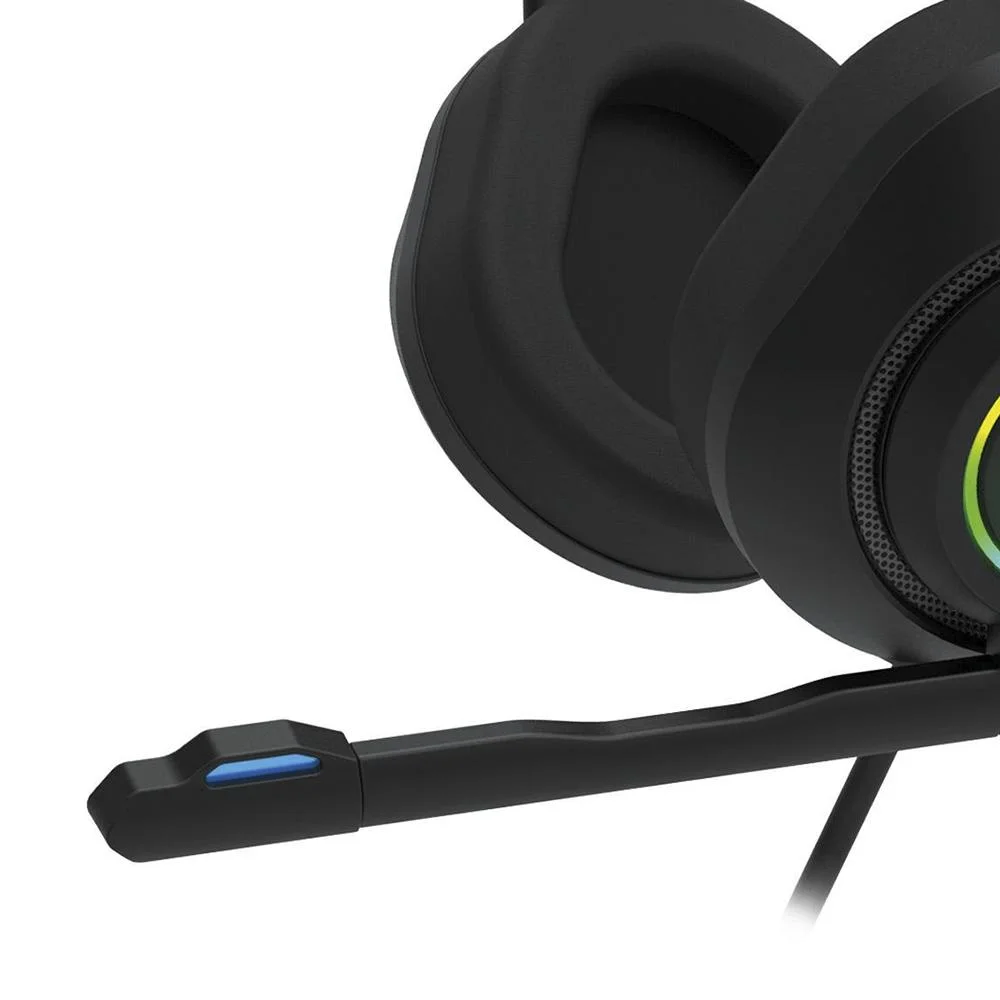 Imagem 4 de 5 do produto Headset Gamer Fortrek Vickers, RGB, 50Mm, P2 + USB, Com Adaptador P3, Preto - 70556
