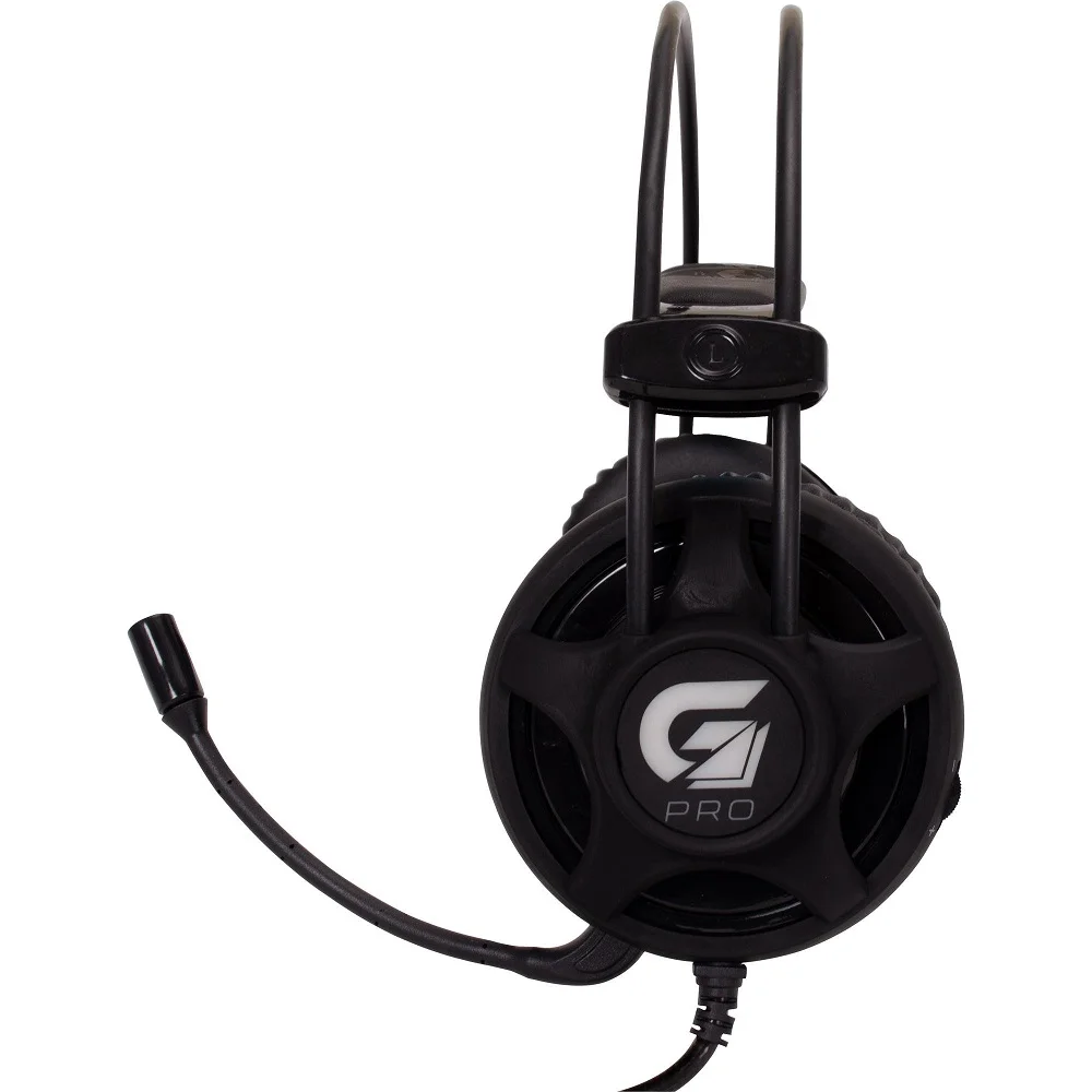 Imagem 2 de 5 do produto Headset Gamer Com Fio Fortrek PRO H2, LED Azul, Preto