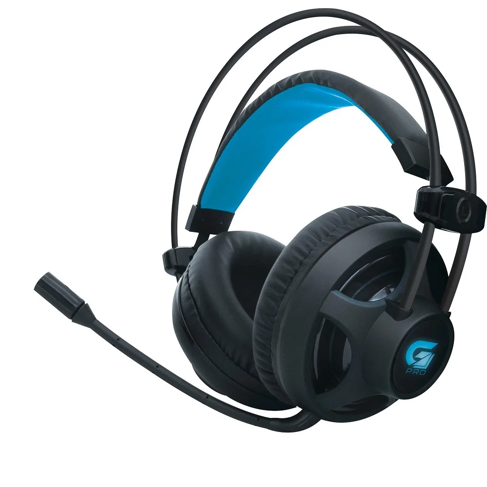 Imagem 4 de 5 do produto Headset Gamer Com Fio Fortrek PRO H2, LED Azul, Preto