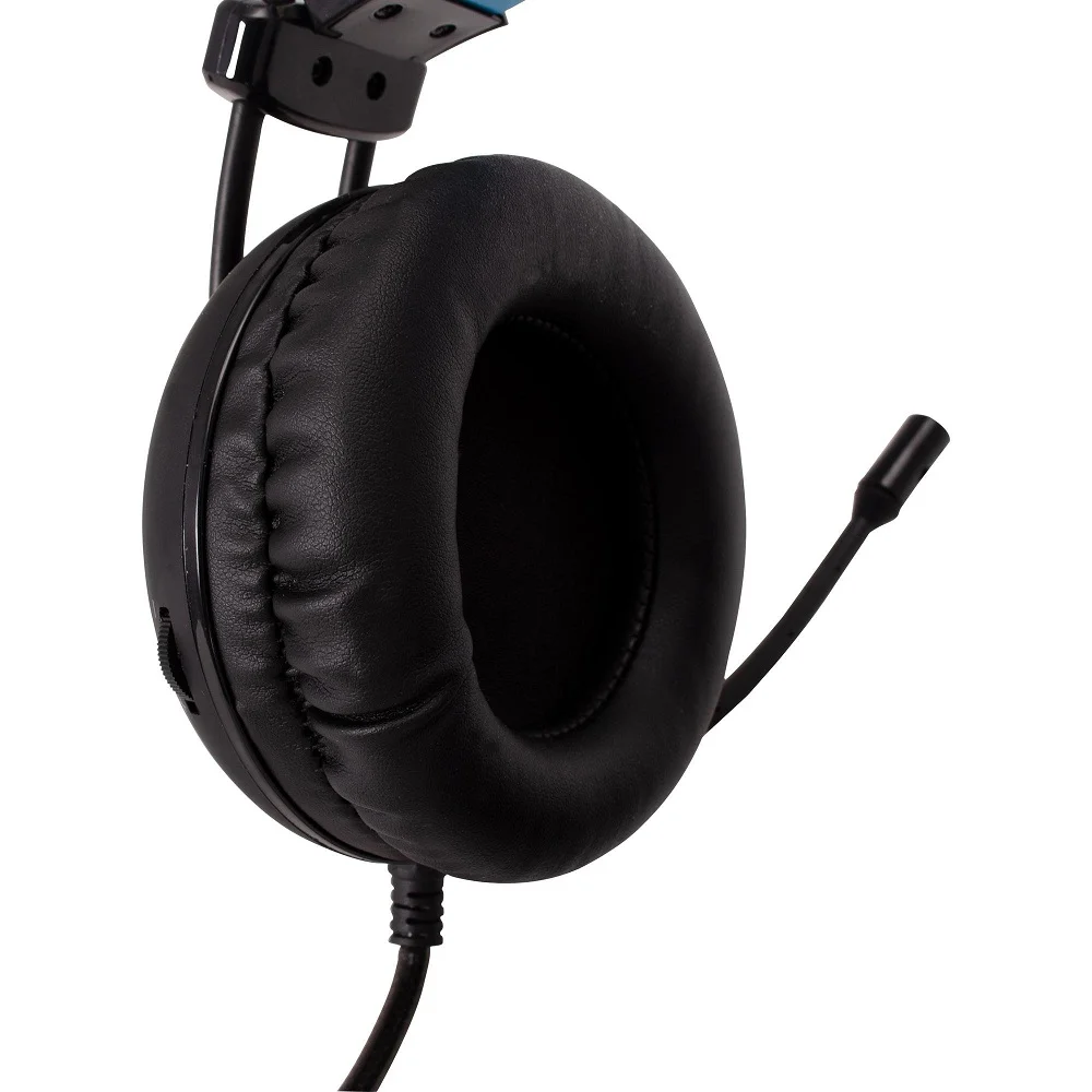 Imagem 5 de 5 do produto Headset Gamer Com Fio Fortrek PRO H2, LED Azul, Preto
