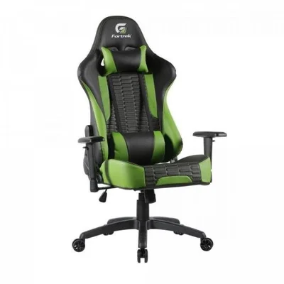 Cadeira Gamer Cruiser Fortrek, Suporta até 135Kg, Preta/Verde