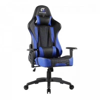 Cadeira Gamer Cruiser Fortrek, Suporta até 135Kg, Preta/Azul