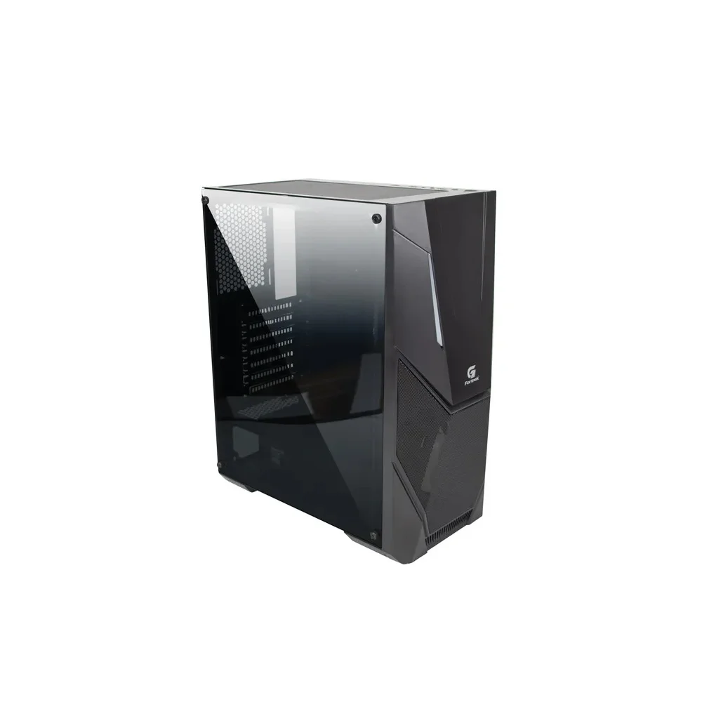 Imagem 2 de 5 do produto Gabinete Gamer Fortrek Black Hawk, Mid Tower, RGB, ATX, Lateral Acrílico, Cooler Fan, Preto - 70570