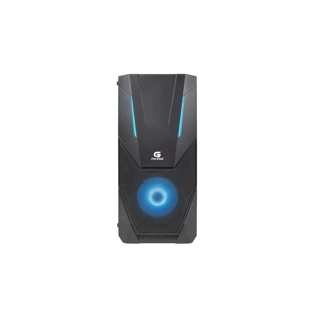 Imagem 3 de 5 do produto Gabinete Gamer Fortrek Black Hawk, Mid Tower, RGB, ATX, Lateral Acrílico, Cooler Fan, Preto - 70570