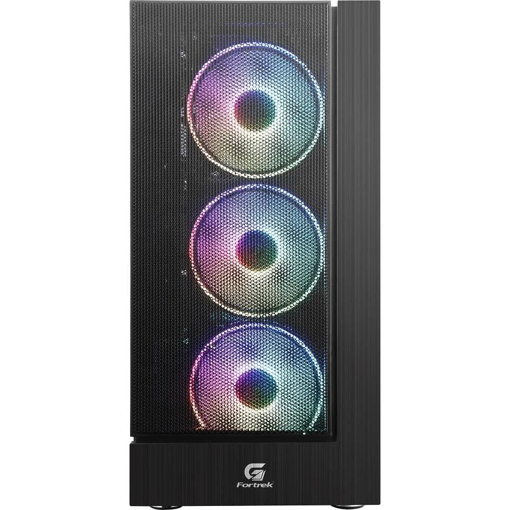 Imagem 3 de 5 do produto Gabinete Gamer Mid Tower Cruiser RGB Fortrek, Preto