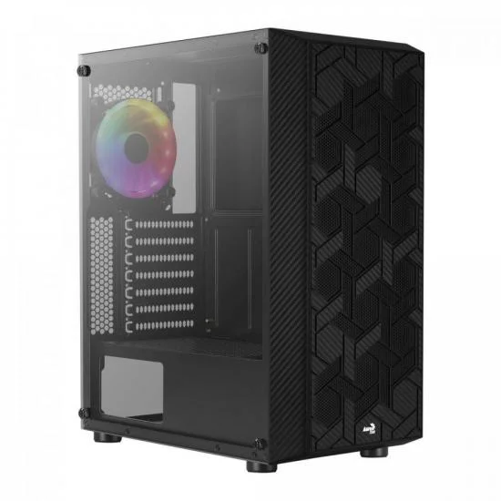 Gabinete Gamer Aerocool, Mid Tower, Lateral de Vidro, Hive, FRGB