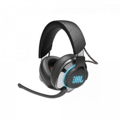 Esteja um passo à frente dos oponentes. O fone de ouvido JBL Quantum 800 traz até você a vantagem do posicionamento preciso de áudio espacial, 2.4 GHz