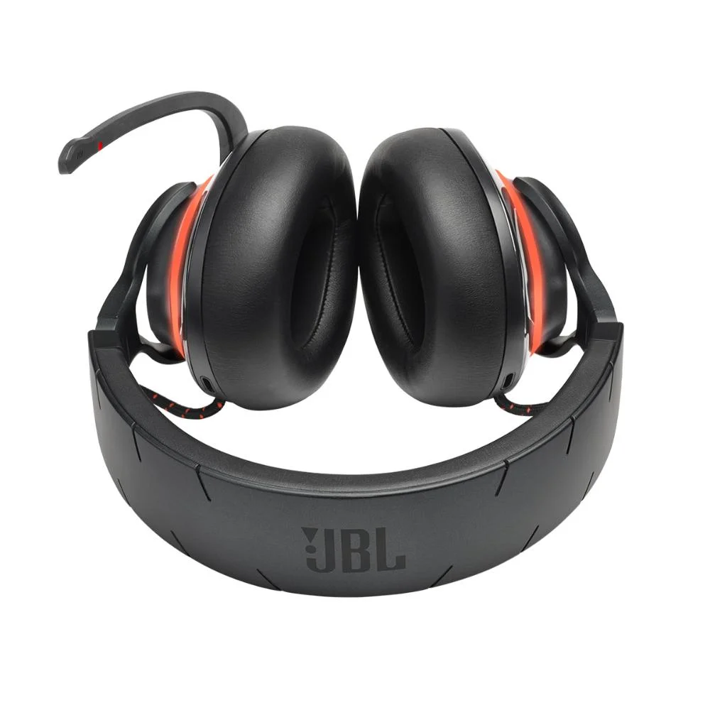Imagem 2 de 5 do produto Headset Gamer Sem Fio JBL Quantum 800, RGB, Drivers Neodímio 50mm, P2, Bluetooth, compatível com PC e PS, Preto