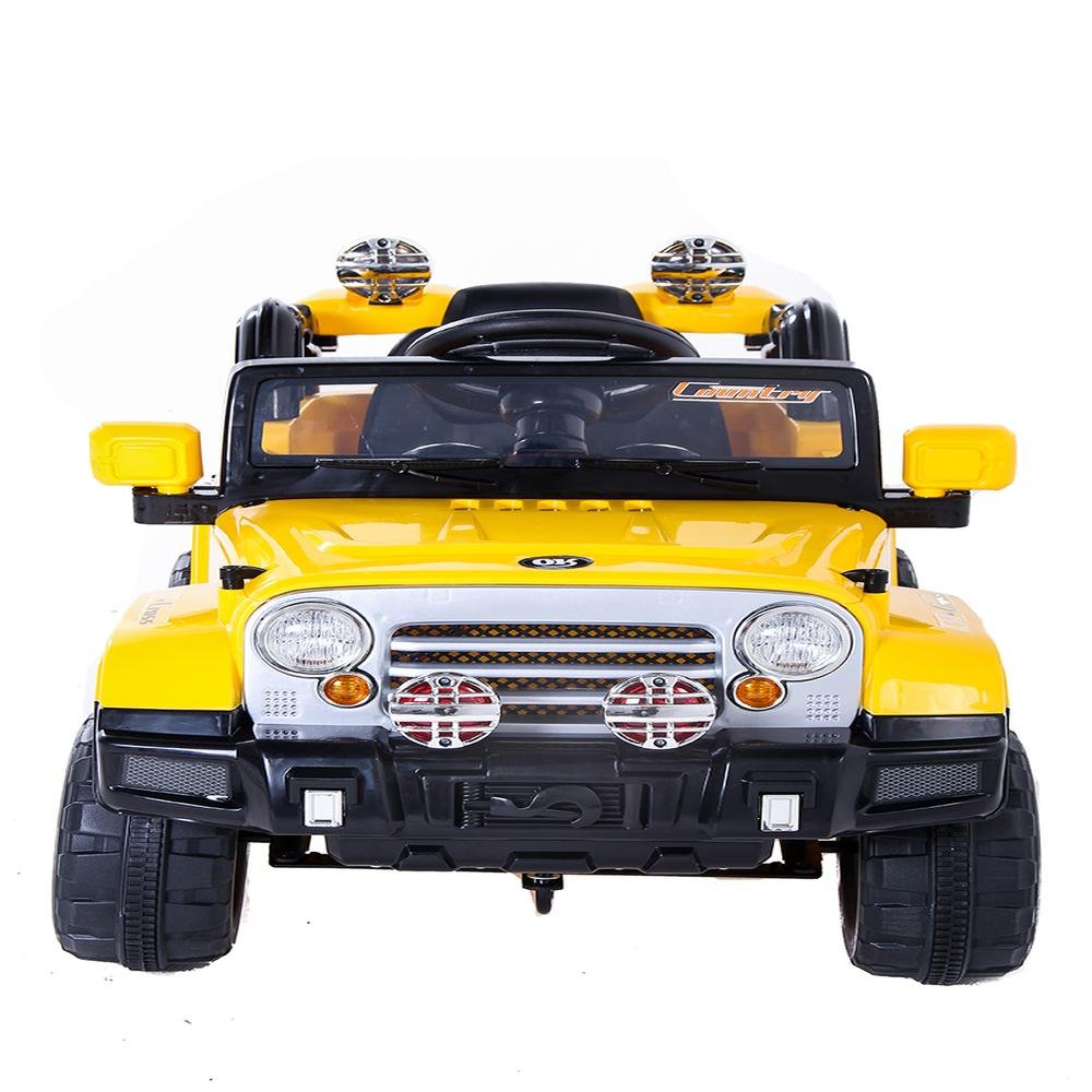 Carro Elétrico, Jipe Trilha, 12V, Amarelo