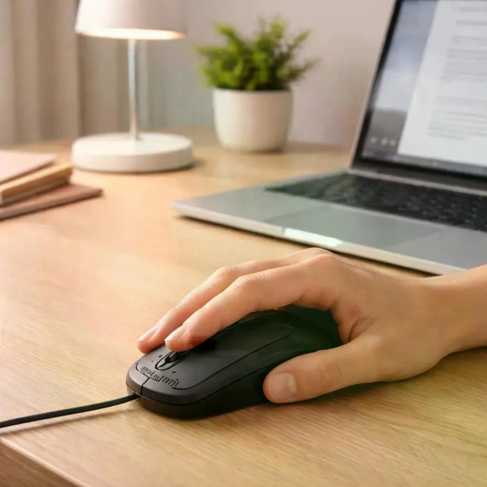 Imagem 4 de 5 do produto Mouse Maxprint, Sem Fio Wireless, High Concept, 1600 DPI, Azul - 6014477