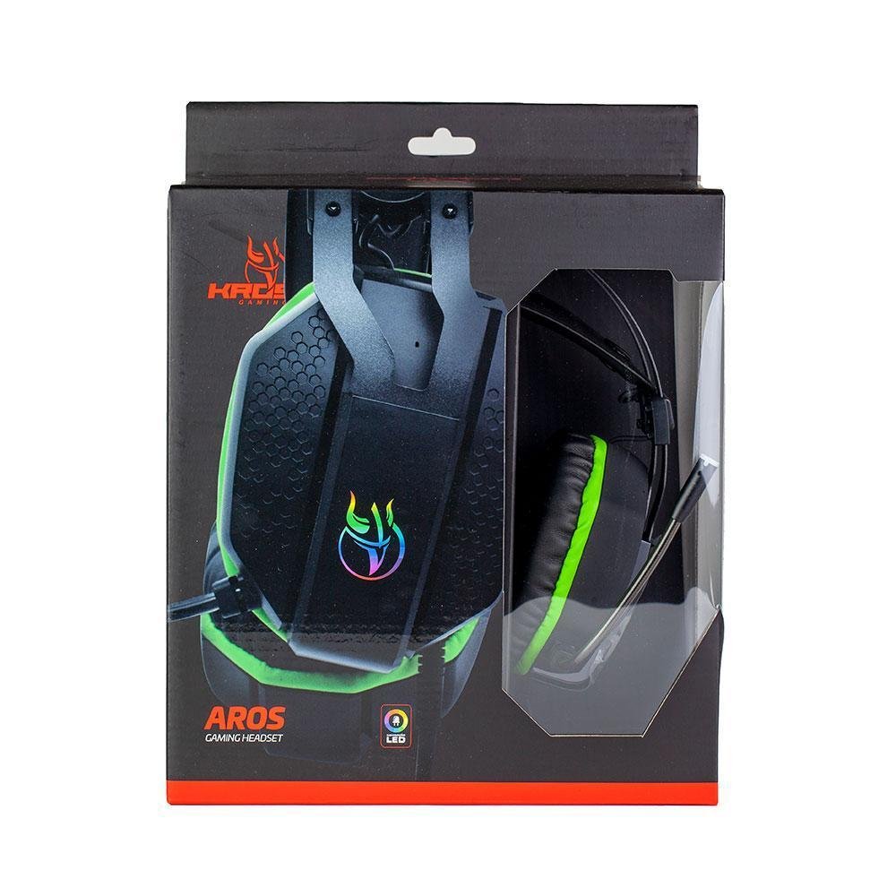 Headset Gamer, Aros 7.1, USB, Kross - Ke-hs200 Headset Gamer, Aros 7.1, USB, Kross - Ke-hs200