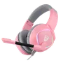 Headset Gamer Motospeed RGB com Fone e Microfone, Rosa Pink - G750 7.1