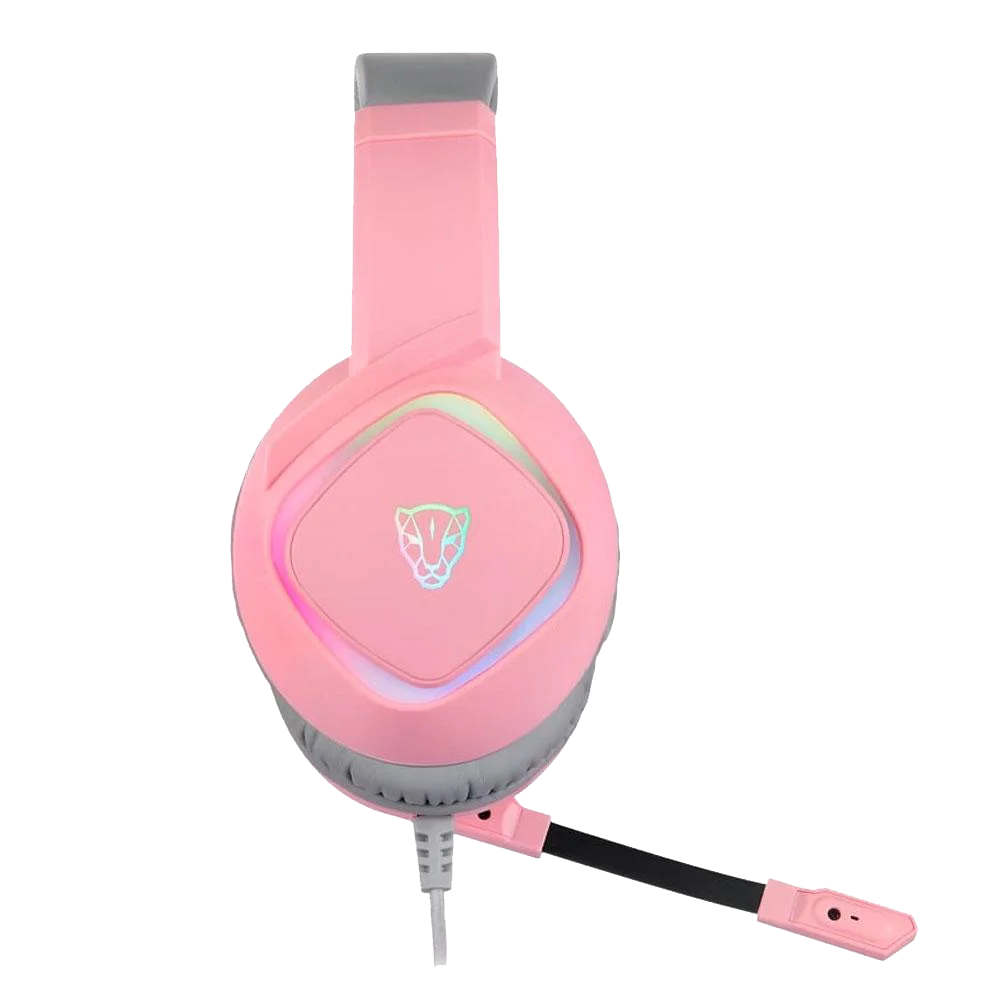 Headset Gamer Motospeed RGB com Fone e Microfone, Rosa Pink - G750 7.1