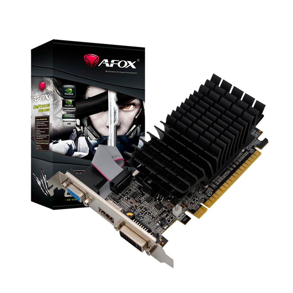 Placa De Vídeo Afox Geforce G210, 1gb, Ddr3, 64 Bits Low Profile,  Hdmi/dvi/vga - Af210-1024d3l5-v3 | KaBuM!