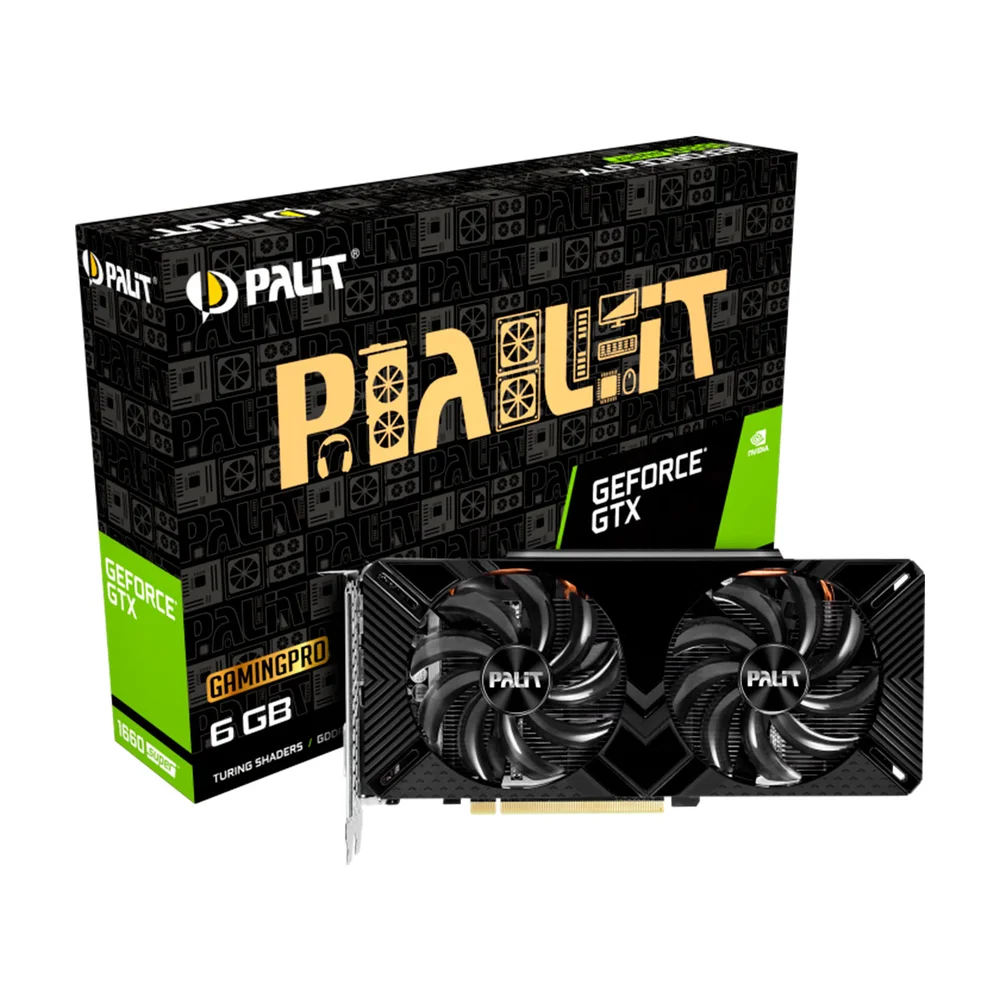 Placa de Vídeo Palit GeForce GTX 1660 Super KaBuM