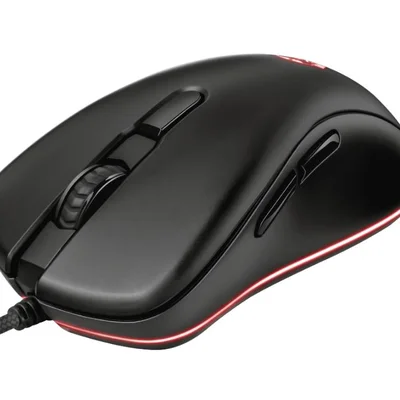 Mouse Gamer Trust GXT930, Iluminação RGB, USB, Preto.