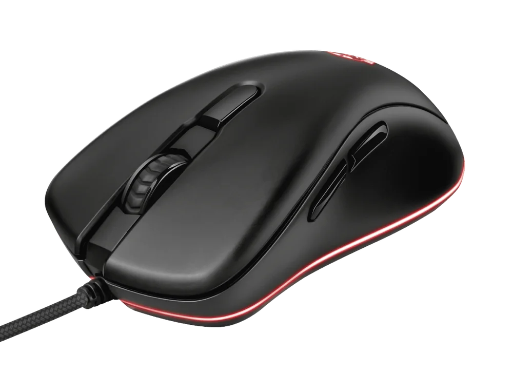 Imagem 4 de 5 do produto Mouse Gamer Trust GXT930, Iluminação RGB, USB, Preto.