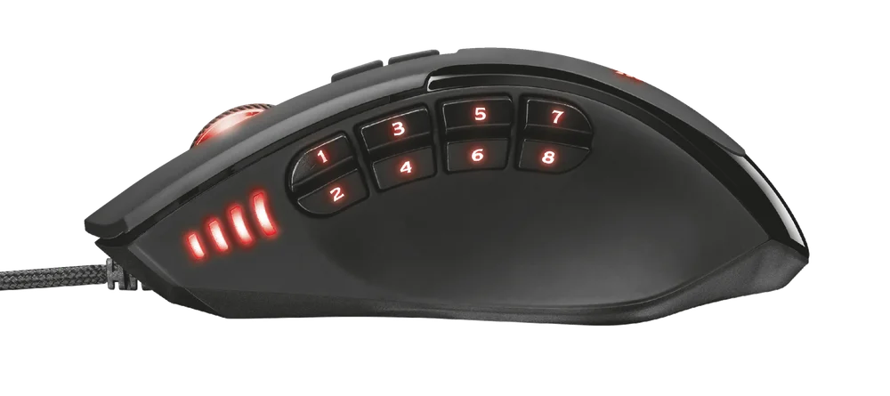 Mouse Gamer Trust Sikanda MMO GXT 164 RGB KaBuM