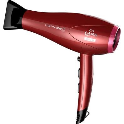 Secador De Cabelo Gama Italy Lumina Ion 220V Vermelho 2200W Com 6 Temperaturas E 2 Velocidades. Um Secador Precisa Muito Mais Do Que Apenas Secar, Pre