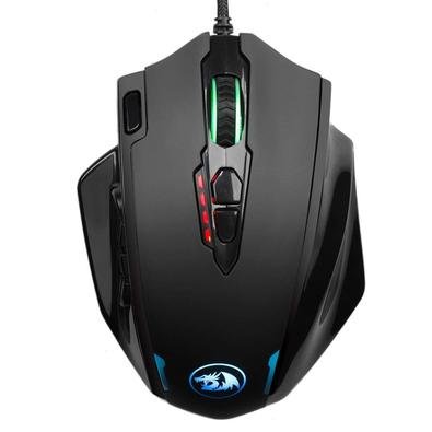 Mouse Gamer Redragon Impact Chroma, 18 Botões Laterias, Sensor, PMW3327, 12400DPI - M908